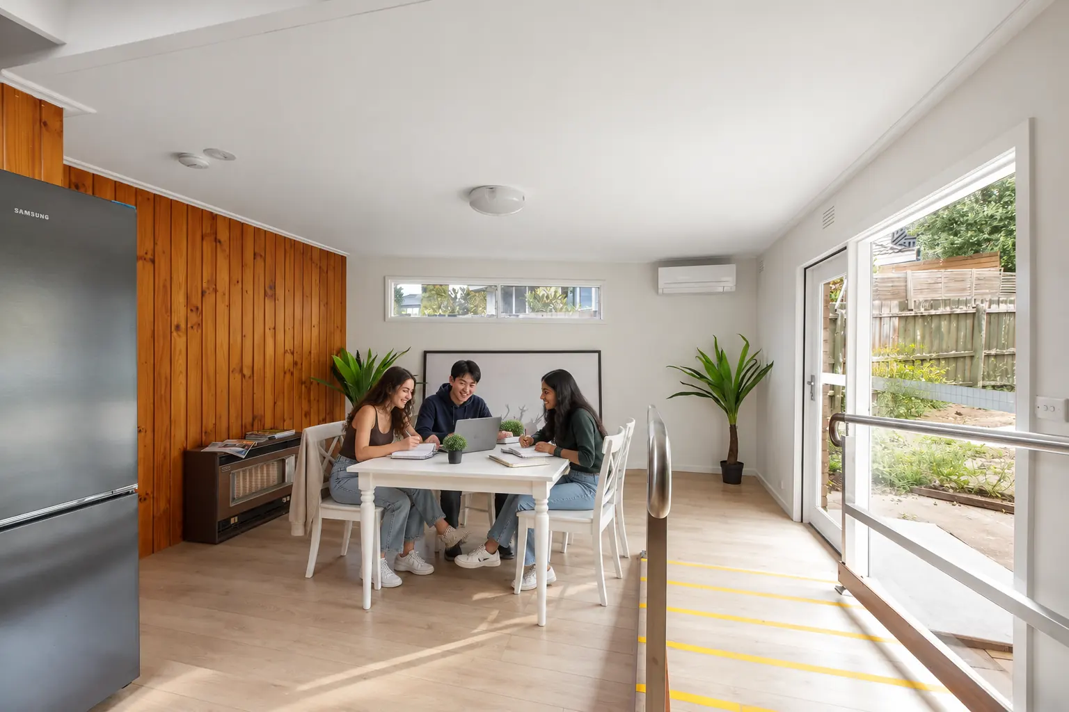 Students studying in a Chillax Student shared house