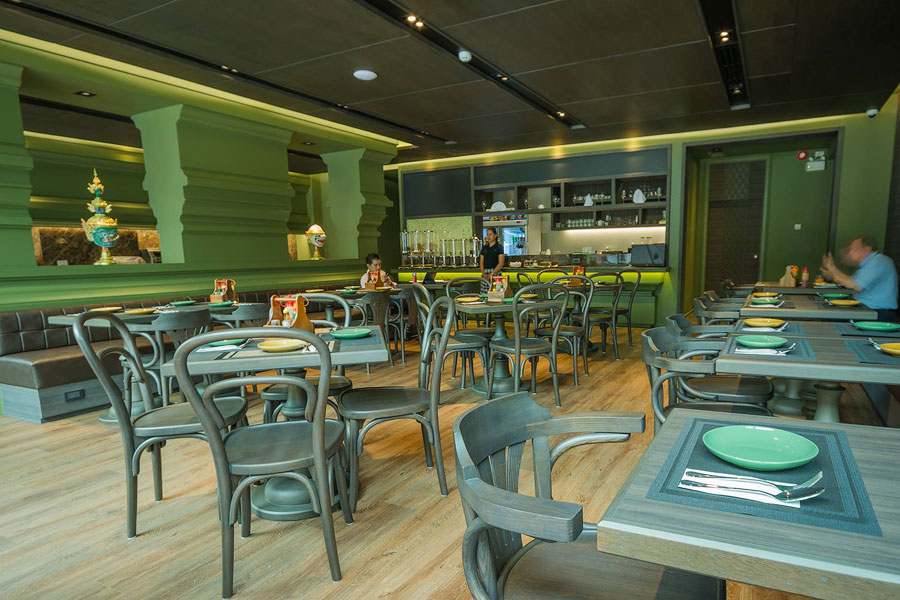 Srida Cuisine dining room at Chillax Heritage